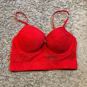 H&M Red Lace Bra Size 38B